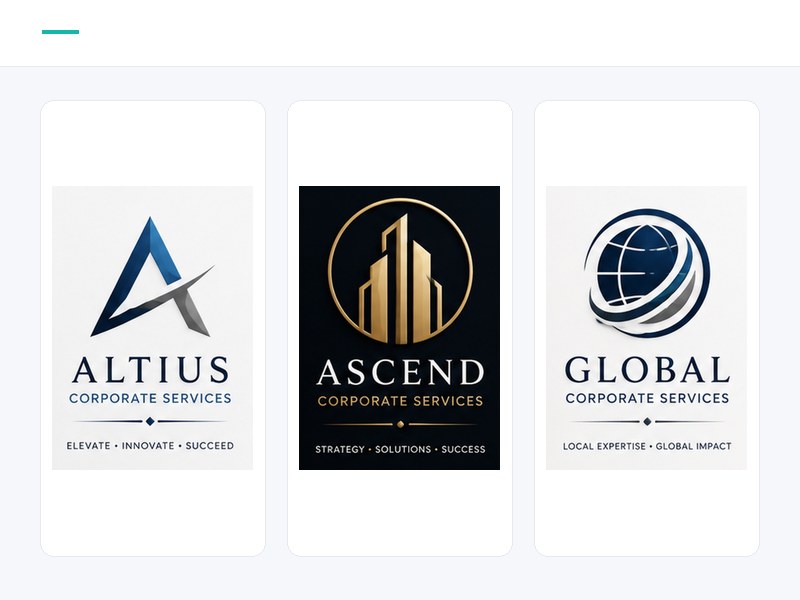 Corporate Services logo suite