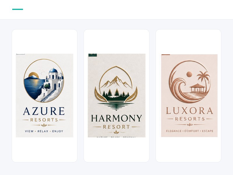 Resorts & Hotels logo suite