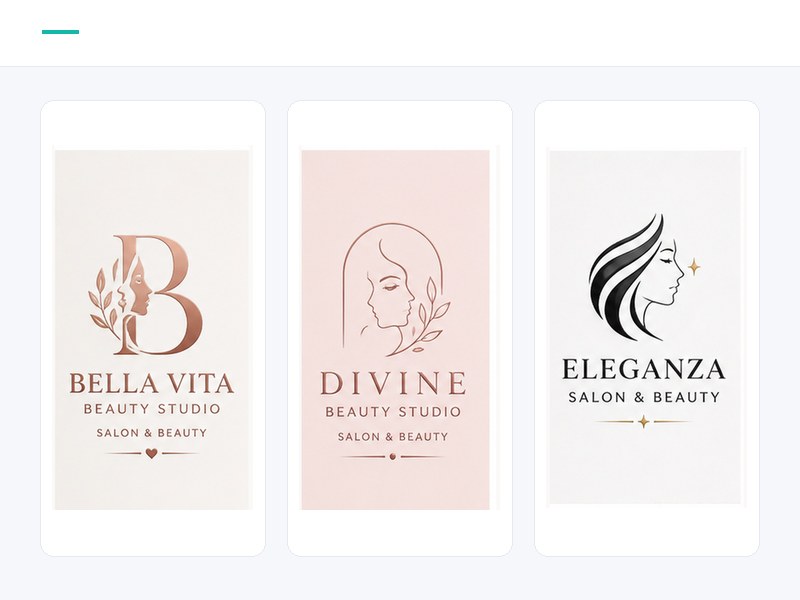 Salon & Beauty logo suite