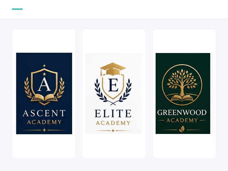 Schools & Academies logo suite