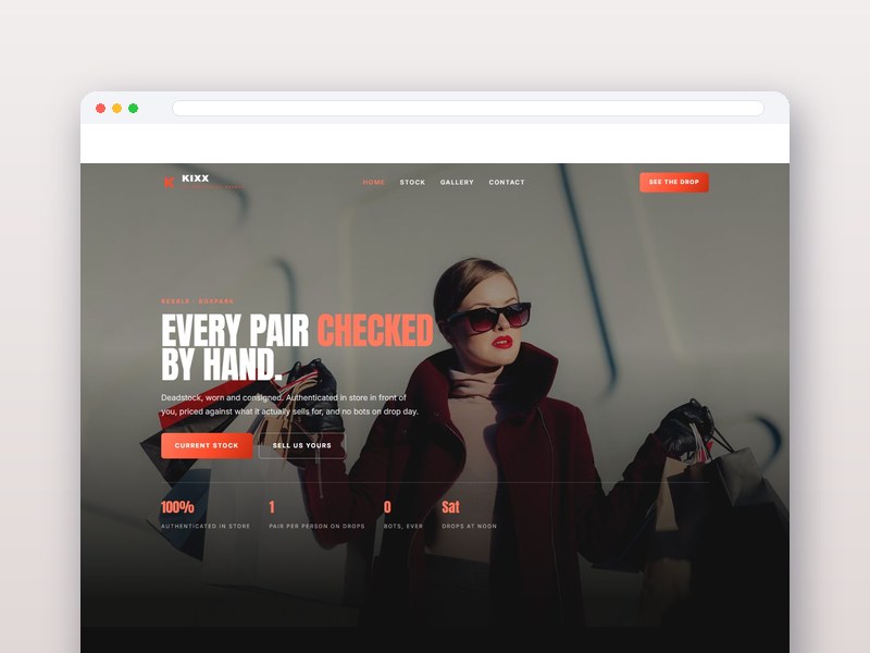 Sneaker Resale interface design